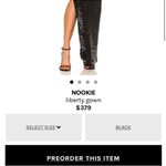 Nookie Black Strapless Sequin Dress Photo 1