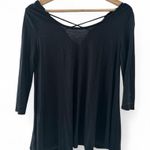 Vintage Black Back Cutout Swing Top Women’s Small Love by Design Y2K Minimalist Photo 0