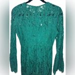 Lulus  Enrapturing Elegance Green Lace Long Sleeve Midi Dress Size Small Photo 5