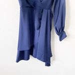 Sachin + Babi Daria Satin Mini Dress in Washed Indigo Photo 2