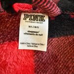 PINK - Victoria's Secret  NWOT Red and Black Plaid Robe Photo 3
