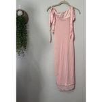 Free People NEW  Got Glam Mesh Slip Dress Pink Adjustable Satin Straps Size XS Photo 12