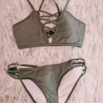 Missguided olive green bikini set Photo 0