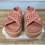 Ulla Johnson Gili Woven Leather Flatform Sandals Sundew Size 9/9.5 US 40 EU NIB Photo 4