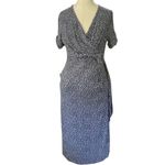 Seraphine MATERNITY Black and White V neck wrap Dress size 6 Photo 8