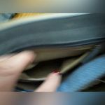 American Leather  Co.  Blue Leather Crossbody Bag Photo 7