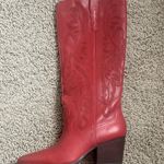 Red cowboy boots Size 11 Photo 2
