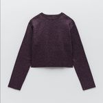 ZARA NWT Shimmery Knit Cardigan Button Front Bloggers Fav Photo 3