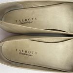 Talbots Size 10 Finata Buckle Flat Leather Beige Sesame Ballet Round Toe Detail Photo 6