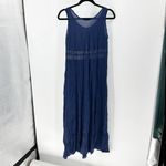 Vintage Mistee 70s 80s red white blue long night gown sexy classic Photo 1