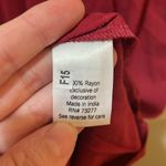 Croft & Barrow Women’s New  Red Midi Dress Long Sleeve Smocked Waist An… Photo 4