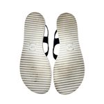 Michael Kors Womens Thong Sandals Size 9M Navy Gold Logo Photo 11