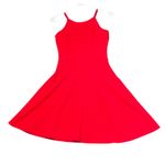 Olivia Rae  Halter Neck Mini Dress Womens Small Red Sleeveless Flare Party Date Photo 2