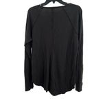 LA Made  Black V Neck Thermal Distressed Size Small New Photo 3