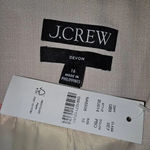 NWT J Crew Womens Pale Bone Devon‎ Italian City Wool Blend Blazer 16 New Photo 3