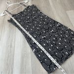 Shrimps Silk Dress polka dot smocked mini womens Black White size 12 minimalist Photo 5