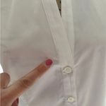 Veronica Beard  Women’s Size 6 White Button Up Blouse with Bell Sleeves Photo 2