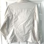 Chico's  Women ivory light khaki Long sleeve zip up light Jacket 3 Photo 2