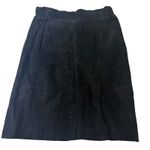 Skova Black Suede Skirt A Photo 0