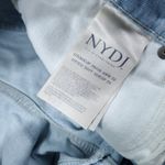 NYDJ Charlotte Relaxed Straight Leg Jeans Light Wash Blue Ripped Size 26 Photo 7