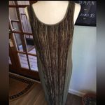 Michael Kors Vintage Earth Tone Plissé Maxi Dress 8 Photo 4