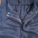 Quince  100% European Linen Pleated Trouser Women’s Size 8 Deep Navy Photo 11