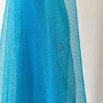 Gorgeous Indian/Iranian turquoise embellished scarf/wrap Blue Photo 2