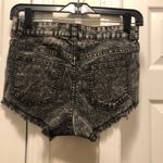 Divided (H&M) Black Faded Distressed Hem Shorts Photo 1