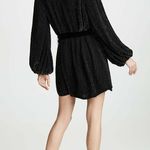 Retrofête Retrofete Grace Sequin Long Sleeve Dress Black Medium NO BELT embellished NEW Photo 4
