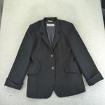 Max Mara Black Wool Blend Suit Blazer Pants Womens 12 Italy Business Casual Photo 1