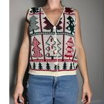 Cabin creek Vintage  Christmas Vest Size Medium Petite Photo 2