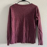 Gap Womens Small Sweater Purple Marled Merino Wool Blend Photo 1