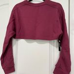 Nike Crop Crew Neck Sweatshirt Photo 1