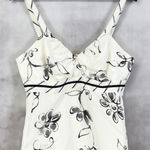 White House | Black Market WHBM Womens Silk Cami Tank Top Size M Babydoll Y2K Going Out Coquette Fairy Photo 0