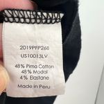 Universal Standard  black long sleeve V-neck v Rex t-shirt plus size medium/ 18 Photo 8