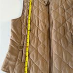 Lauren Ralph Lauren Women's Vest Jacket Size Medium Beige Full Zip Tan Photo 5