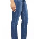 Pistola Anthropologie Aline High-Rise Skinny Crop Jeans Wave Blue Size 27 Photo 3
