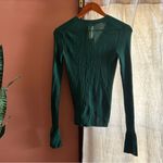 Madewell  Merino Wool Silk‎ Cardigan Sweater Buttons V-Neck Green NWT $118 XXS Photo 6