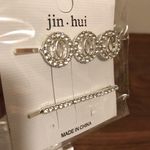 Fancy rhinestones hair pins Silver Photo 4