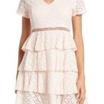 Stellah Tiered Eyelet Dress Deep V Photo 0