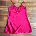 Red satin nightgown Size L Photo 3