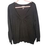 Lane Bryant V-Neck Sweater Women's 26/28W Casual Office Gorpcore Minimalist Top Photo 0