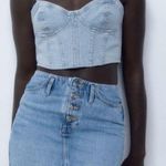 ZARA Jean Top Photo 0