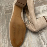 Everlane  The Day Heel Suede Leather Cream Photo 8