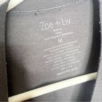 Zoe & Liv Gray Geometric Elephant Casual T-Shirt Size Medium Photo 4