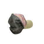 prAna Patterned Trucker Hat Olive Green Brown Mesh Back Adjustable Cap Photo 1