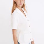 Madewell NWT  Knit Lightspun Camp Shirt Photo 4