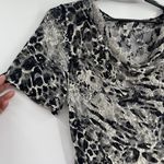 Vintage Y2K Carol Rose Mesh Lace Womens Top Sz XL Goth Grunge USA Mesh Rave Club Black Photo 2