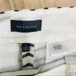 The Limited  Navy Blue and white cropped pants sz 6 Photo 34