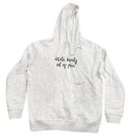 Create Beauty out of Pain" Hoodie in Grey, Size M​​​​​​​​​ Gray Size M Photo 0